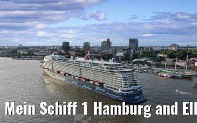 Mein Schiff 1 Hamburg and Elbphilharmonie 25.08.2025