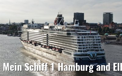 Mein Schiff 1 Hamburg and Elbphilharmonie 25.08.2025