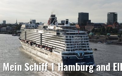 Mein Schiff 1 Hamburg and Elbphilharmonie 25.08.2025