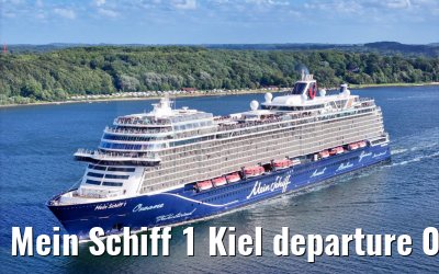 Mein Schiff 1 Kiel departure 04.07.2024