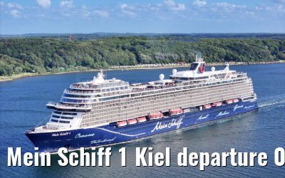 Mein Schiff 1 Kiel departure 04.07.2024