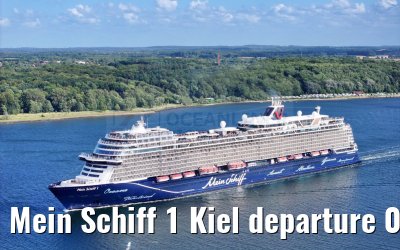 Mein Schiff 1 Kiel departure 04.07.2024
