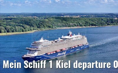 Mein Schiff 1 Kiel departure 04.07.2024