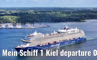 Mein Schiff 1 Kiel departure 04.07.2024