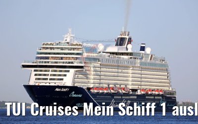 TUI Cruises Mein Schiff 1 auslaufend Hamburg 06.05.2018