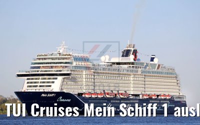 TUI Cruises Mein Schiff 1 auslaufend Hamburg 06.05.2018