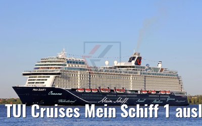 TUI Cruises Mein Schiff 1 auslaufend Hamburg 06.05.2018