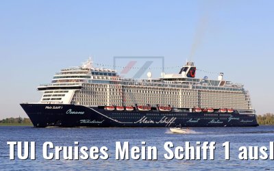 TUI Cruises Mein Schiff 1 auslaufend Hamburg 06.05.2018