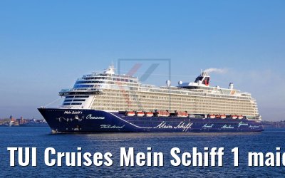 TUI Cruises Mein Schiff 1 maiden call port of Kiel 27.04.2018