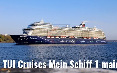 TUI Cruises Mein Schiff 1 maiden call port of Kiel 27.04.2018
