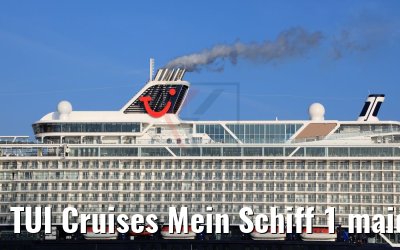TUI Cruises Mein Schiff 1 maiden call port of Kiel 27.04.2018