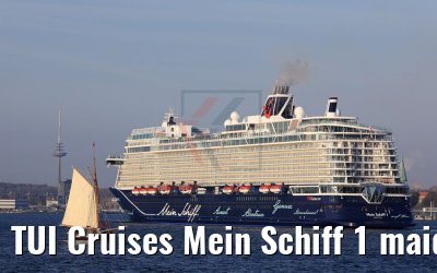 TUI Cruises Mein Schiff 1 maiden call port of Kiel 27.04.2018