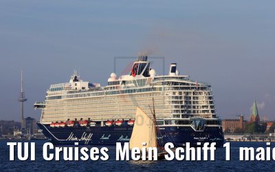 TUI Cruises Mein Schiff 1 maiden call port of Kiel 27.04.2018