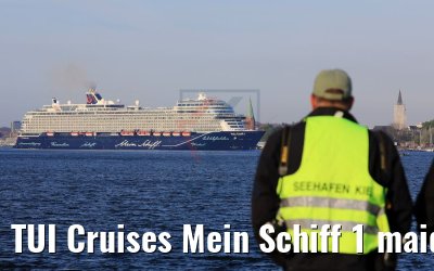 TUI Cruises Mein Schiff 1 maiden call port of Kiel 27.04.2018
