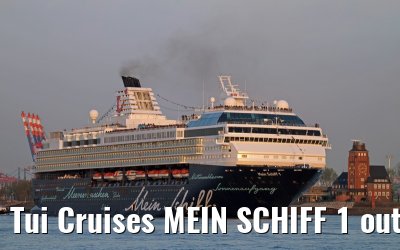 Tui Cruises MEIN SCHIFF 1 outbound port of Hamburg - May 05, 2013