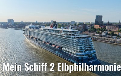 Mein Schiff 2 Elbphilharmonie and Landungsbruecken Hamburg 14.08.2026