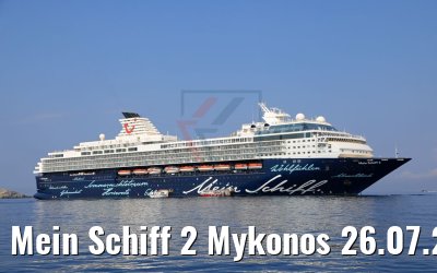 Mein Schiff 2 Mykonos 26.07.2018