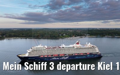 Mein Schiff 3 departure Kiel 15.09.2024