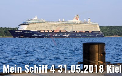 Mein Schiff 4 31.05.2018 Kieler Förde