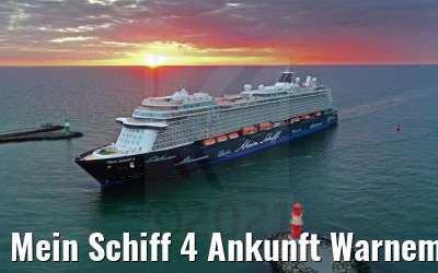 Mein Schiff 4 Ankunft Warnemünde 23.04.2021