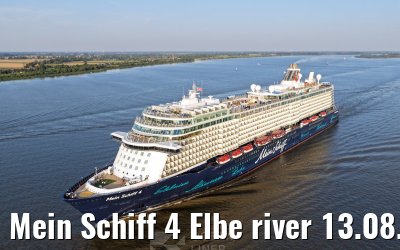 Mein Schiff 4 Elbe river 13.08.2025