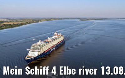 Mein Schiff 4 Elbe river 13.08.2025
