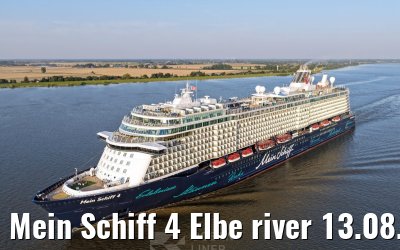 Mein Schiff 4 Elbe river 13.08.2025