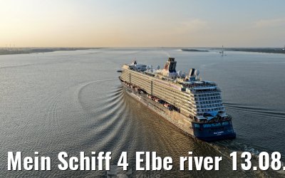 Mein Schiff 4 Elbe river 13.08.2025