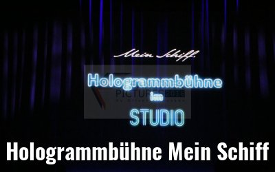 Hologrammbühne Mein Schiff 5 mit Palim Palim Dieter Hallervorden Show