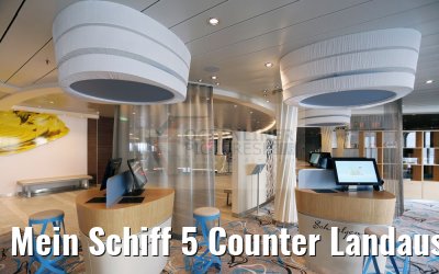 Mein Schiff 5 Counter Landausflüge
