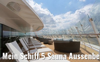 Mein Schiff 5 Sauna Aussenbereich