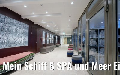 Mein Schiff 5 SPA und Meer Eingangsbereich