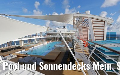 Pool und Sonnendecks Mein  Schiff 5 morgens