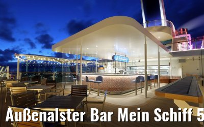 Außenalster Bar Mein Schiff 5 von TUI Cruises 07.07.2016