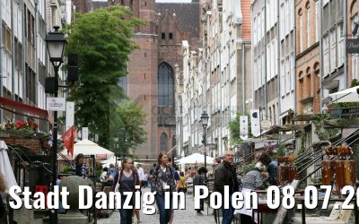 Stadt Danzig in Polen 08.07.2016