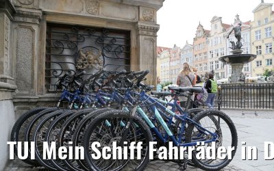 TUI Mein Schiff Fahrräder in Danzig
