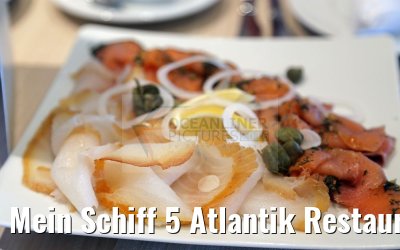 Mein Schiff 5 Atlantik Restaurant Brasserie morgens
