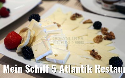 Mein Schiff 5 Atlantik Restaurant Brasserie morgens