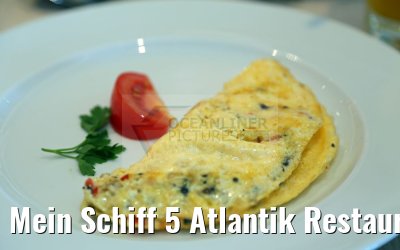 Mein Schiff 5 Atlantik Restaurant Brasserie morgens