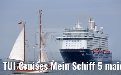 TUI Cruises Mein Schiff 5 maiden arrival port of Kiel 23.06.2016