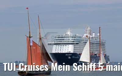 TUI Cruises Mein Schiff 5 maiden arrival port of Kiel 23.06.2016