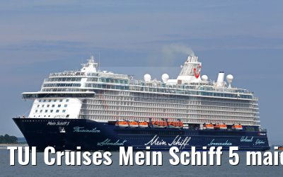 TUI Cruises Mein Schiff 5 maiden arrival port of Kiel 23.06.2016