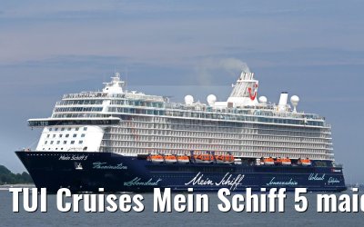 TUI Cruises Mein Schiff 5 maiden arrival port of Kiel 23.06.2016