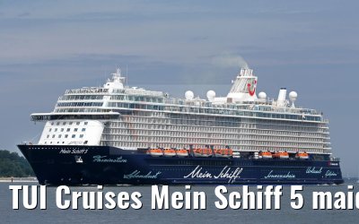TUI Cruises Mein Schiff 5 maiden arrival port of Kiel 23.06.2016
