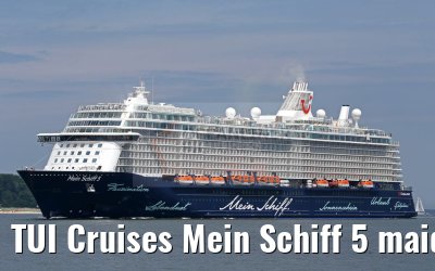 TUI Cruises Mein Schiff 5 maiden arrival port of Kiel 23.06.2016