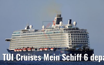 TUI Cruises Mein Schiff 6 departing port of Kiel 18.07.2017
