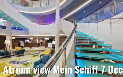 Atrium view Mein Schiff 7 Deck 4