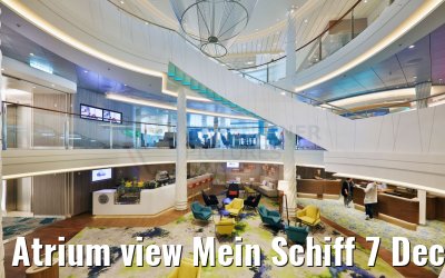 Atrium view Mein Schiff 7 Deck 4
