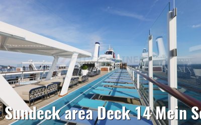 Sundeck area Deck 14 Mein Schiff 7