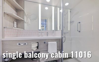 single balcony cabin 11016